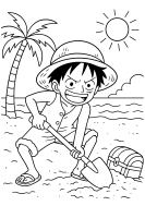 Ruffy Schatzsuche Strand