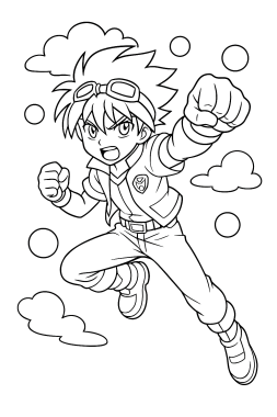 Bakugan Helden: Drago & Co. zum Ausmalen! - Free Coloring Page
