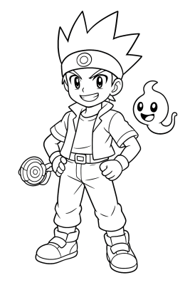 Beyblade Power! Dein episches Ausmal-Duell! - Coloring Page