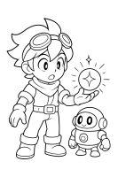 Brawler mit Roboter Kugel