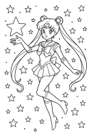 Sailor Moon Weltraum Sterne