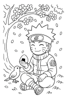 Naruto teilt Onigiri