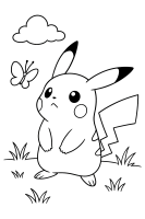 Pikachu Blitz Kissen