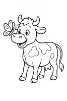 Lieselotte mit Schmetterling