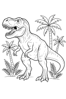 Mit Vulkan und Farnen