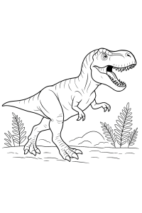 Jurassic Park Ausmalbilder: Giganten der Urzeit