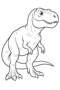 Realistische Dinosaurier: Male deinen T-Rex aus!