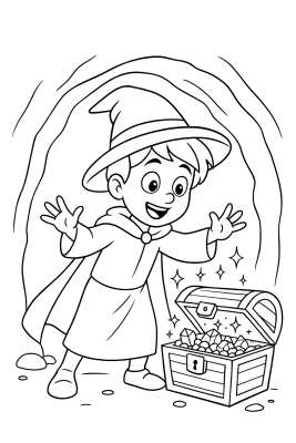 Bartimäus' Magische Welt: Ein Ausmal-Abenteuer - Coloring Page