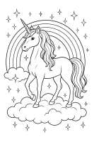 Unicorn on Sky Cloud