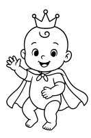 JJ as Prince with Crown