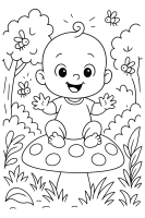 JJ in Magic Forest Mushroom