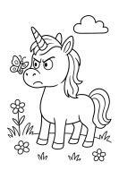 Neinhorn Schmetterling Blumen