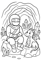 Drache Höhle Kristalle