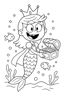 Meerjungfrau Schatzfund