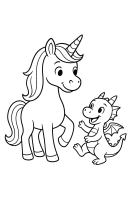 Unicorn under Magic Tree