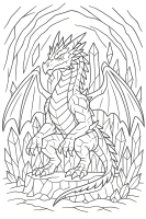 Majestätischer Drachenthron