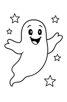 Gespenst mit Partyhut