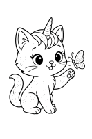 Mit Glitzerschmetterling