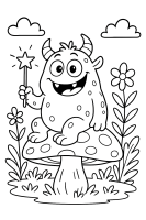 Monster mit Feenfreund