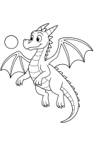 Fliegender Drache Lichtkugel