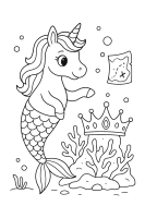 Einhorn Krone Schatzkarte