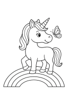 Unicorn galloping dynamically