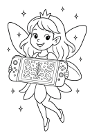 Schwebend mit Sternen