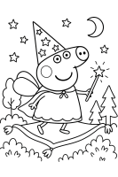 Peppa auf Fliegendem Teppich