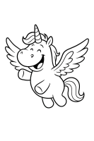 Pummeleinhorn fliegt