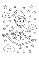 Sandmann Teppich Sternenhimmel