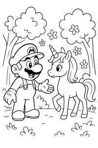 Super Marios Märchenwelt: Ausmal-Abenteuer!