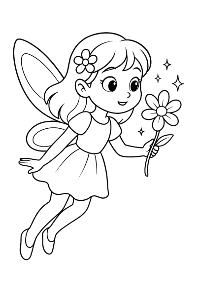 Magical Fairy World Coloring Adventure