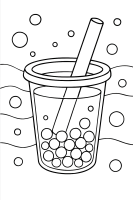 Bubble Tea im Grünen