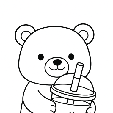 Mein leckerer Bubble Tea zum Ausmalen!