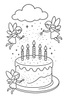 Magical Fairies Cake