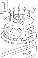 Kids Room Cake Close-up