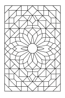 Fliesenmuster von oben