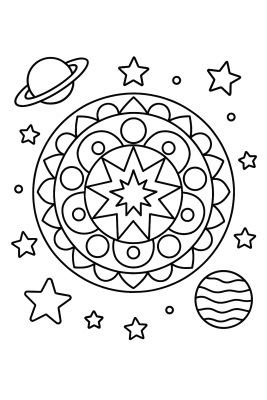 Mein erstes Formen-Mandala: Farben & Muster entdecken