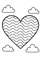 Herz mit Marienkäfer