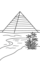Pyramid with Adventurer