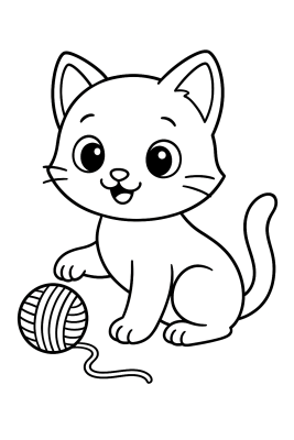 Findus und seine Tierfreunde: Ein Ausmalabenteuer - Coloring Page