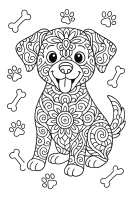 Hund Podest Landschaft