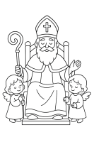 Nicholas with Angels