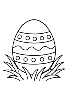 Osterei im Osternest