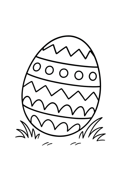 My Colorful Easter Eggs to Color