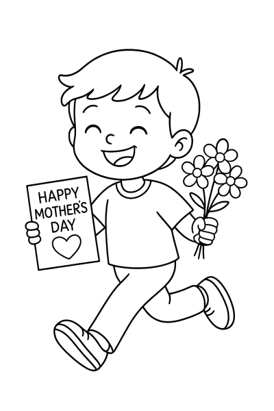 Mother's Day Coloring Surprise
