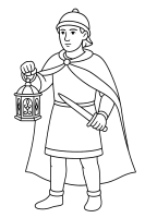 Nahaufnahme, Laterne, Schwert