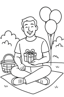 Papa Picknick Geschenk