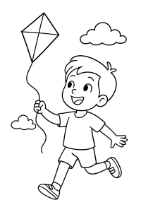 Sonnige Sommerbilder zum Ausmalen für Vorschulkinder