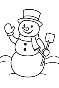 Winter Magic: A Realistic Coloring Page